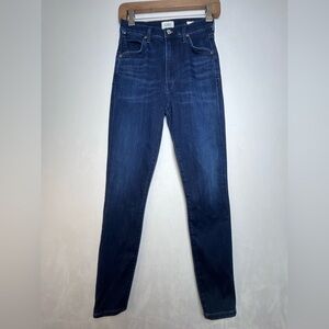 Citizens of Humanity Vintage Chrissy Skinny Jeans Indigo Blue Women Size 25